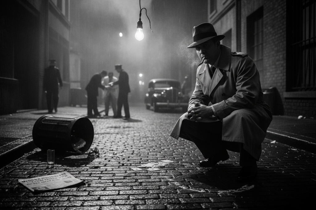 Noir Crime Scene