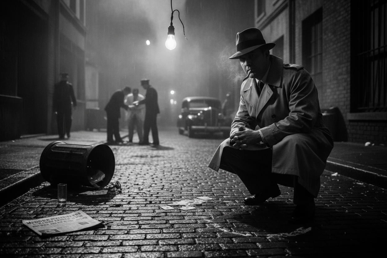 Noir Crime Scene